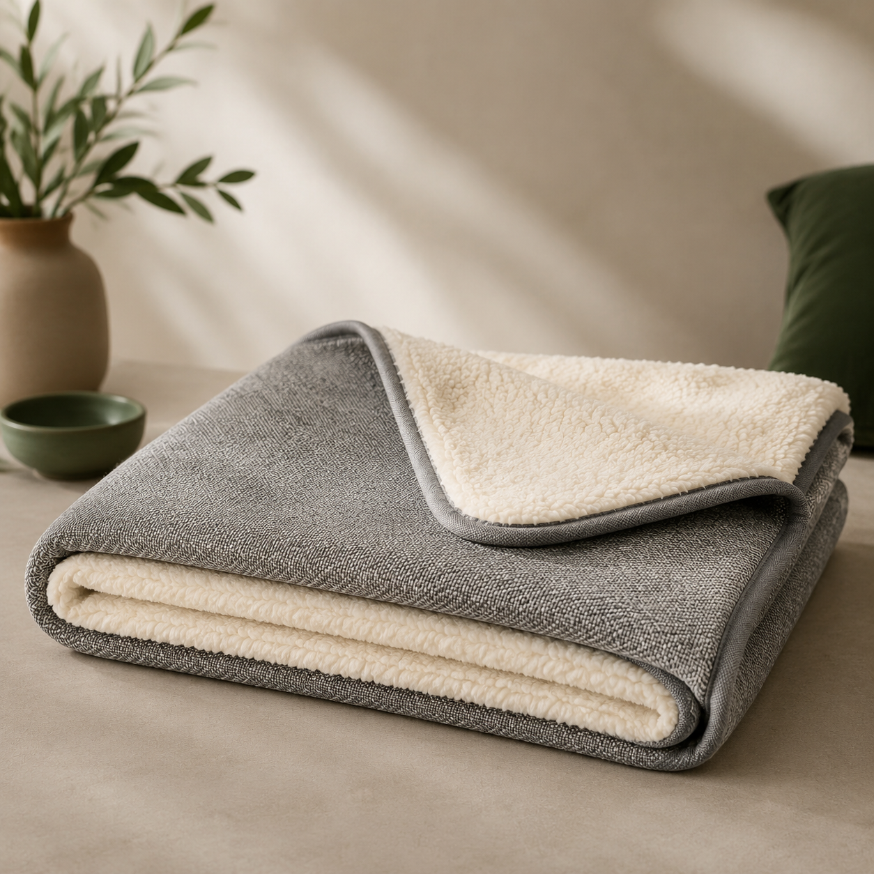 Reversible Sherpa Throw