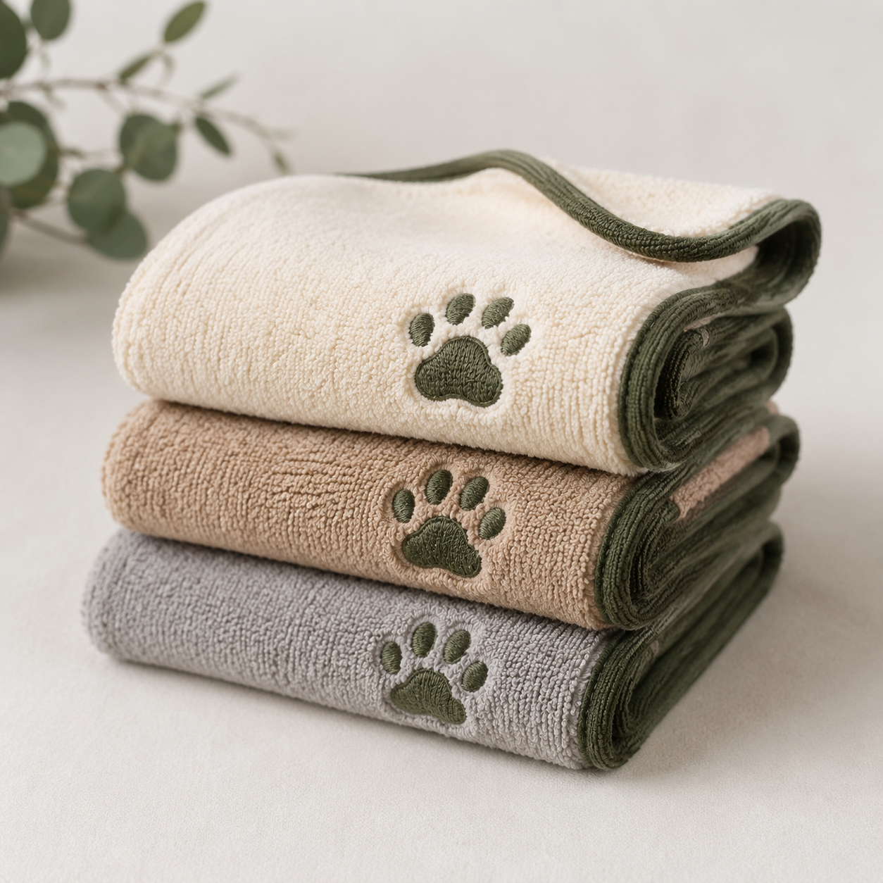 Washable Paw Towel Set